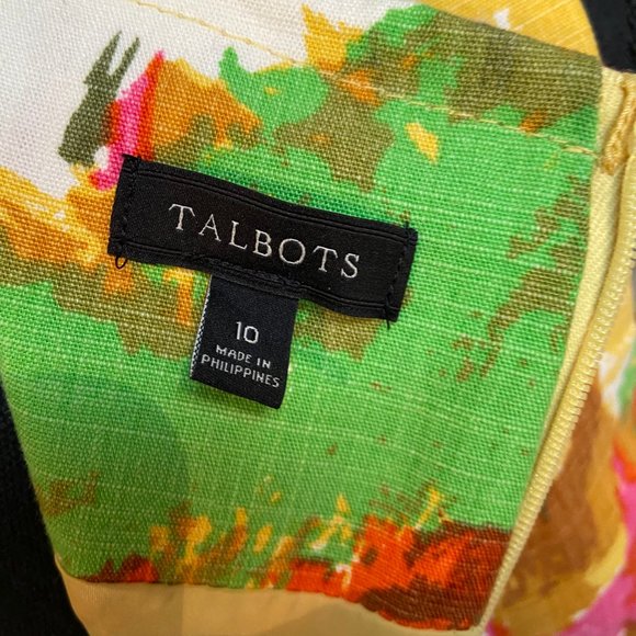 🌸🌺🌼Talbots Beautiful Sheath Flower Dress🌸🌺🌼 - Picture 5 of 6